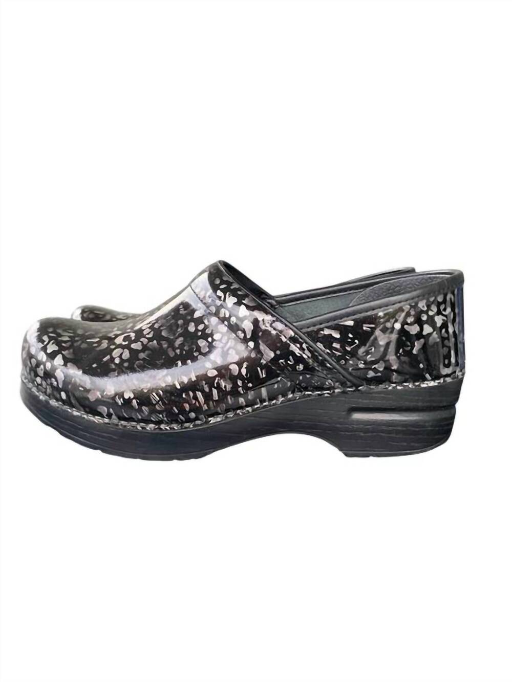 NEW DANSKO women's professional clog in pewter leopard